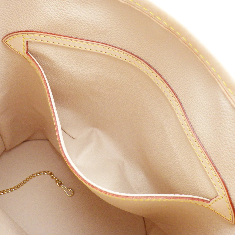 LOUIS VUITTON Bucket shaped Tote Bag Shoulder Monogram Brown x Leather
